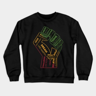 Black Leaders Inspiration BLM Black History Month Crewneck Sweatshirt